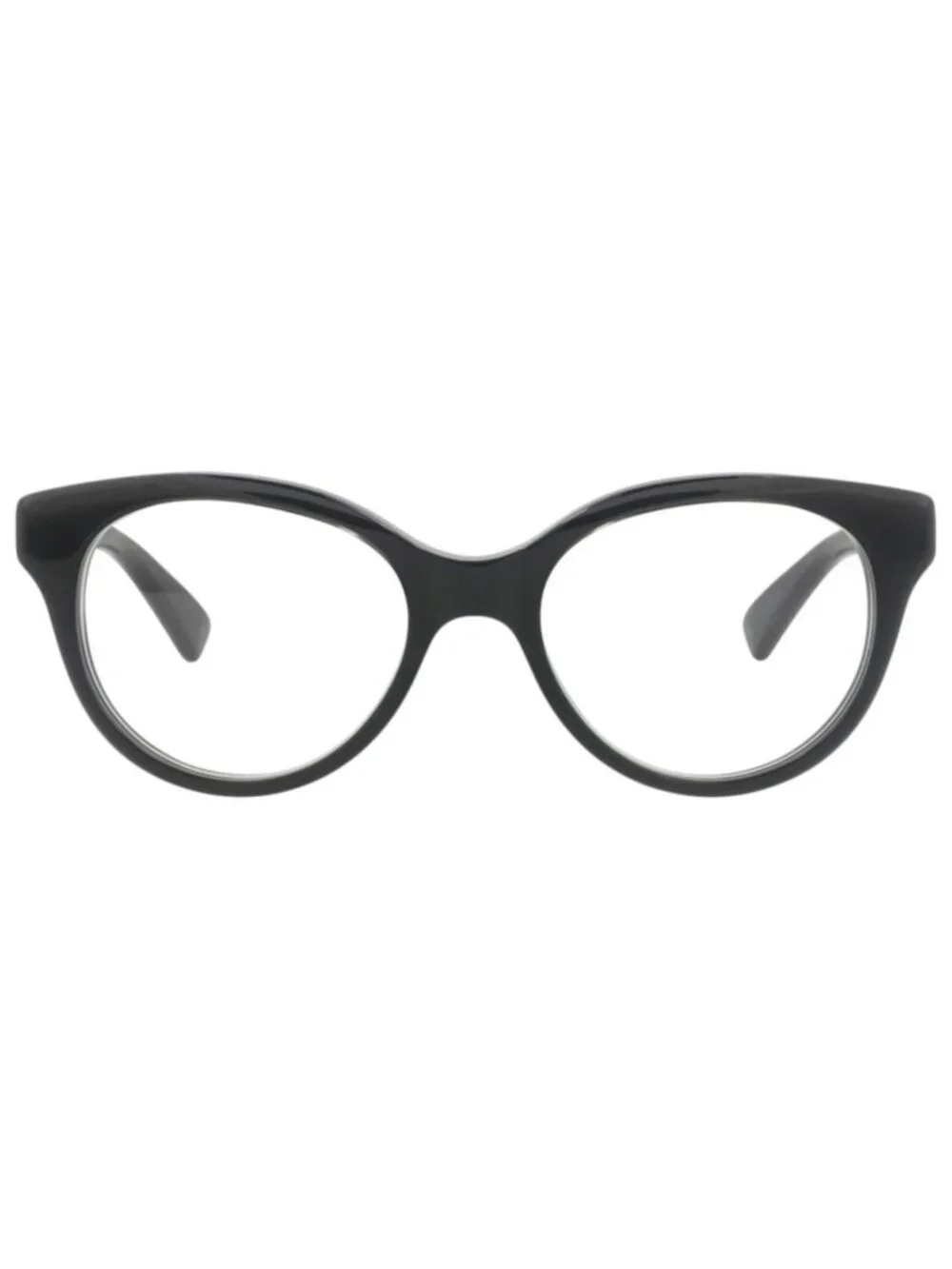 New Gucci Women's Eyeglasses Cat Eye Recycled Acetate Frame Black Black
